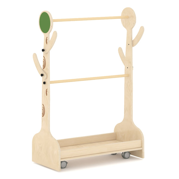 Movable Coat and Hat Storage Rack