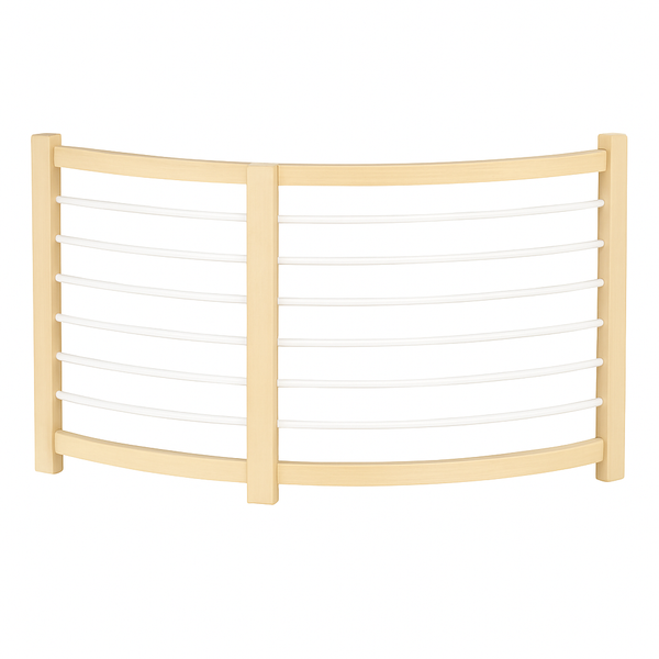 Curved Wooden Partition Panel