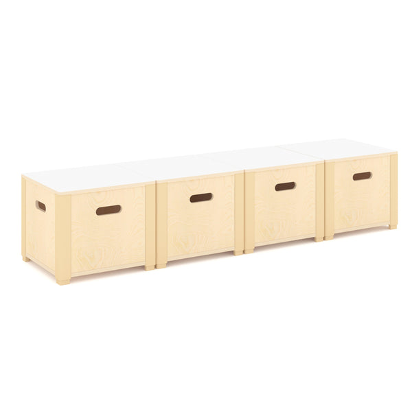 4pcs Kids Storage Cube Treasure Boxes