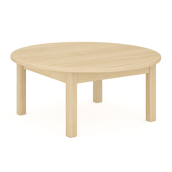 Kids Wooden Rectangular Table Modern