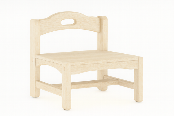 Light Natural Wood Kids Chair