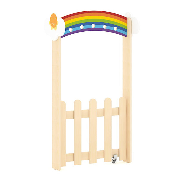 Childcare Rainbow Bus Design Door