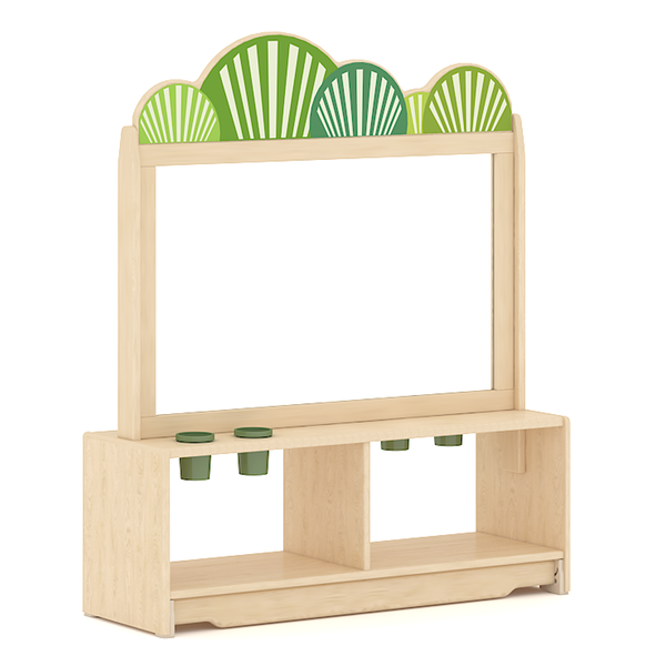 Daycare Cactus Art Board Storage Cabinet