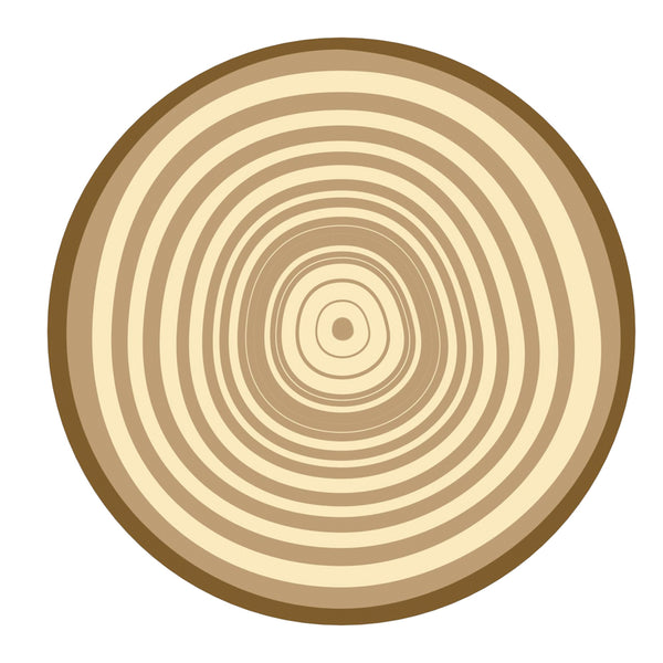 Tree Rings Pattern Carpet