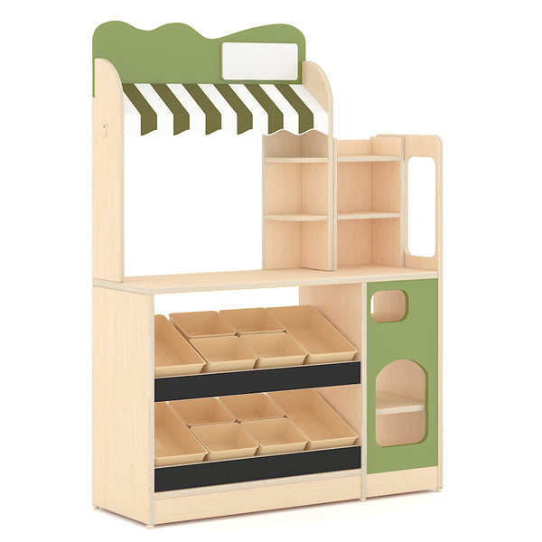 Jungle Walk Play Shop Counter for Nursery Childcare Kids Pretend Play Sales Stand