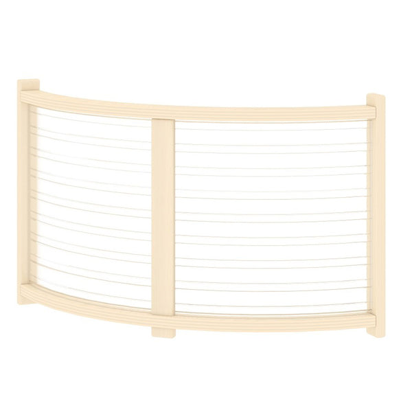 Wooden Curved Wave Partition for Childcare & Kindergarten